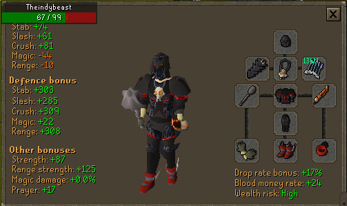 Obsidian armour Obsidian armour